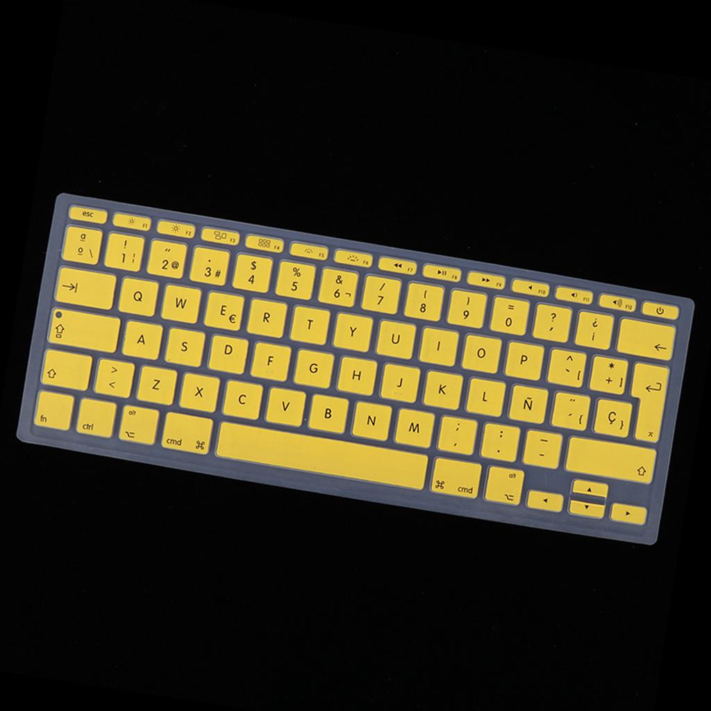 Spanish Phonetic Keyboard Film European for 11inch Macbook Yellow
