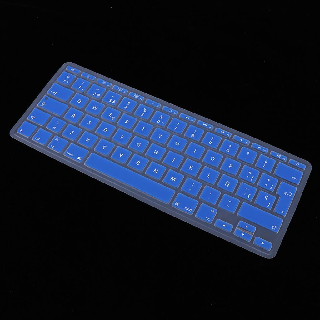 Spanish Phonetic Keyboard Film European for 11inch Macbook Deep Blue
