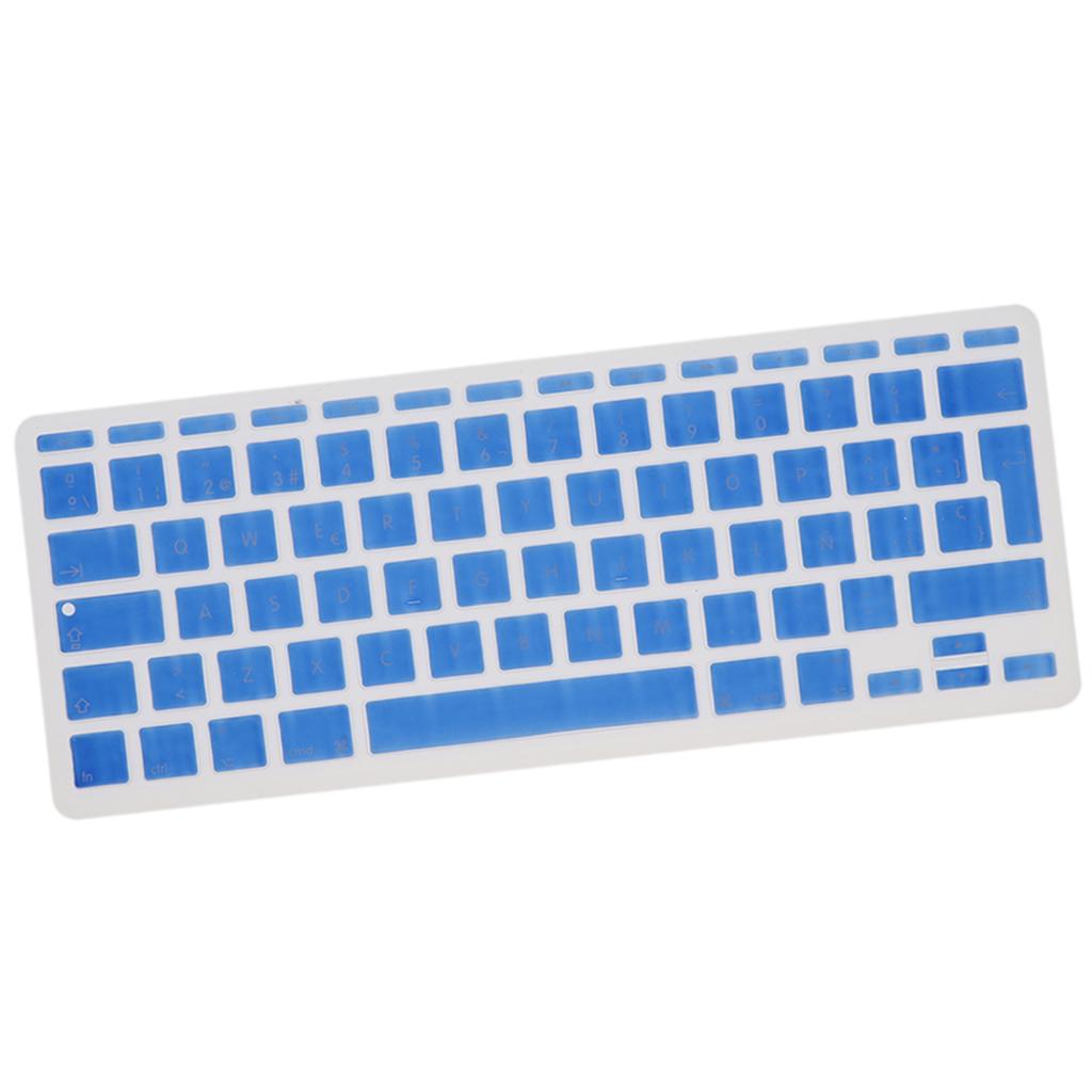 Spanish Phonetic Keyboard Film European for 11inch Macbook Deep Blue
