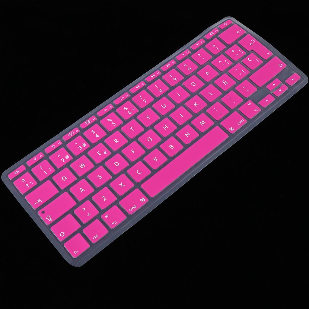 Spanish Phonetic Keyboard Film European for 11inch Macbook Rose Red