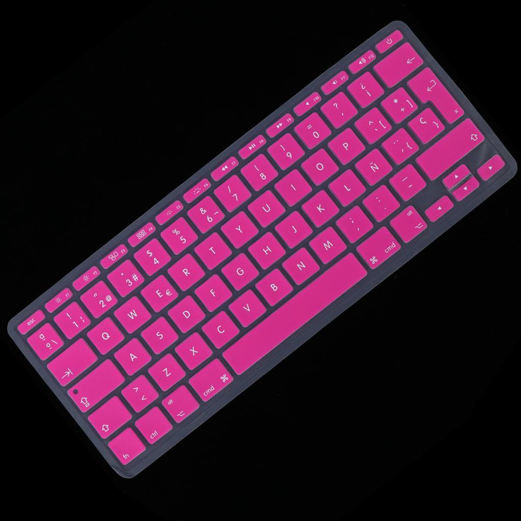 Spanish Phonetic Keyboard Film European for 11inch Macbook Rose Red