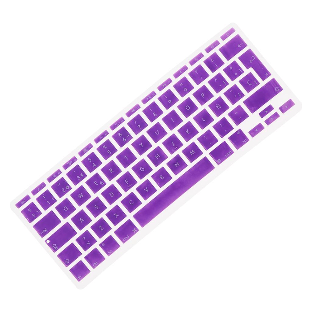 Spanish Phonetic Keyboard Film European for 11inch Macbook Purple