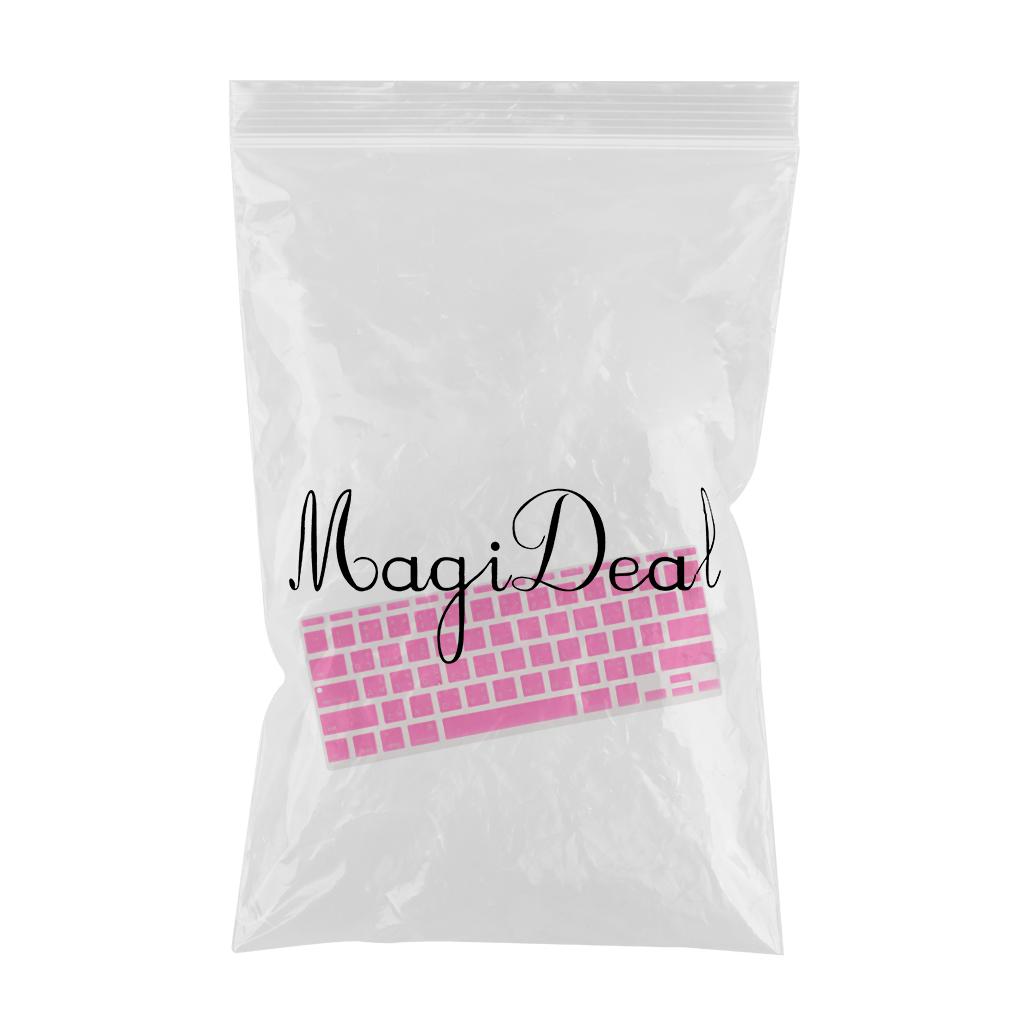 Thai Language Keyboard Skin Film Protective Cover for MacBook Rose Red