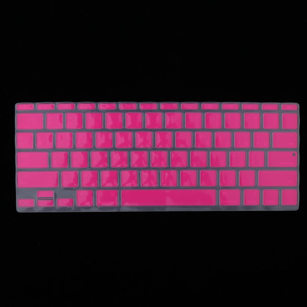 Thai Language Keyboard Skin Film Protective Cover for MacBook Rose Red