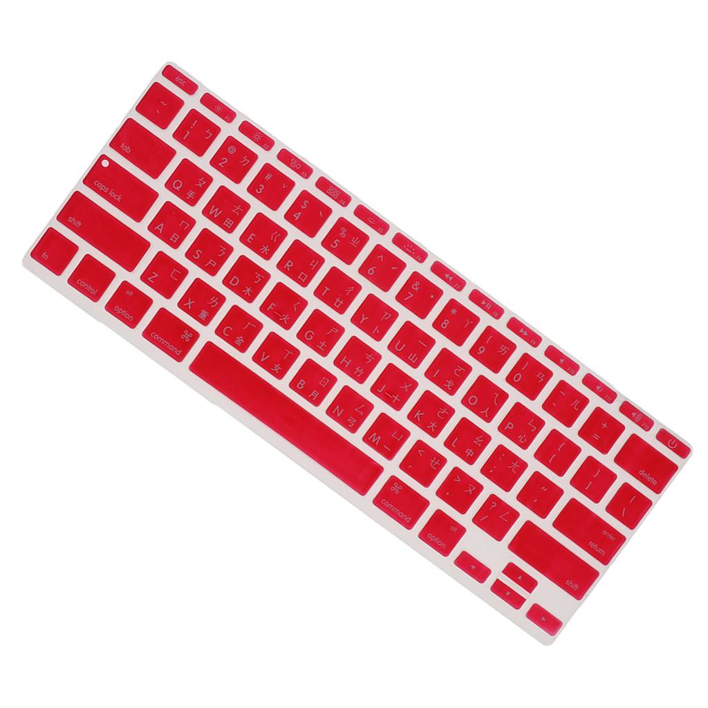 Traditional Taiwanese Phonetic Keyboard Film for US MackBook 11 Red