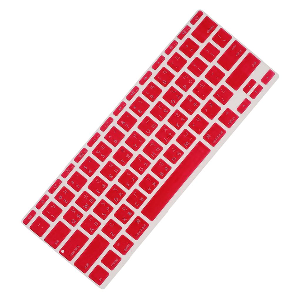 Traditional Taiwanese Phonetic Keyboard Film for US MackBook 11 Red