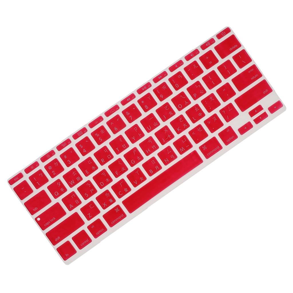 Traditional Taiwanese Phonetic Keyboard Film for US MackBook 11 Red