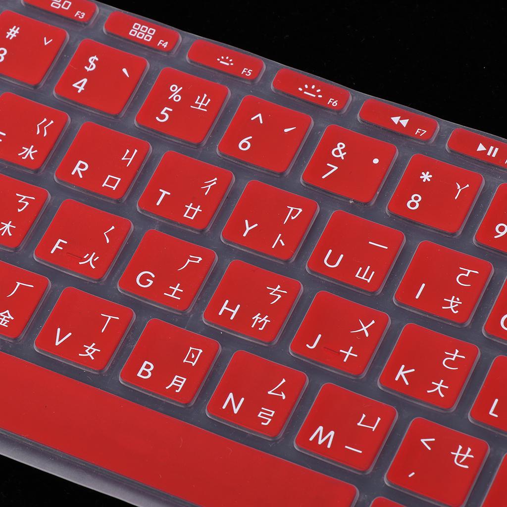 Traditional Taiwanese Phonetic Keyboard Film for US MackBook 11 Red