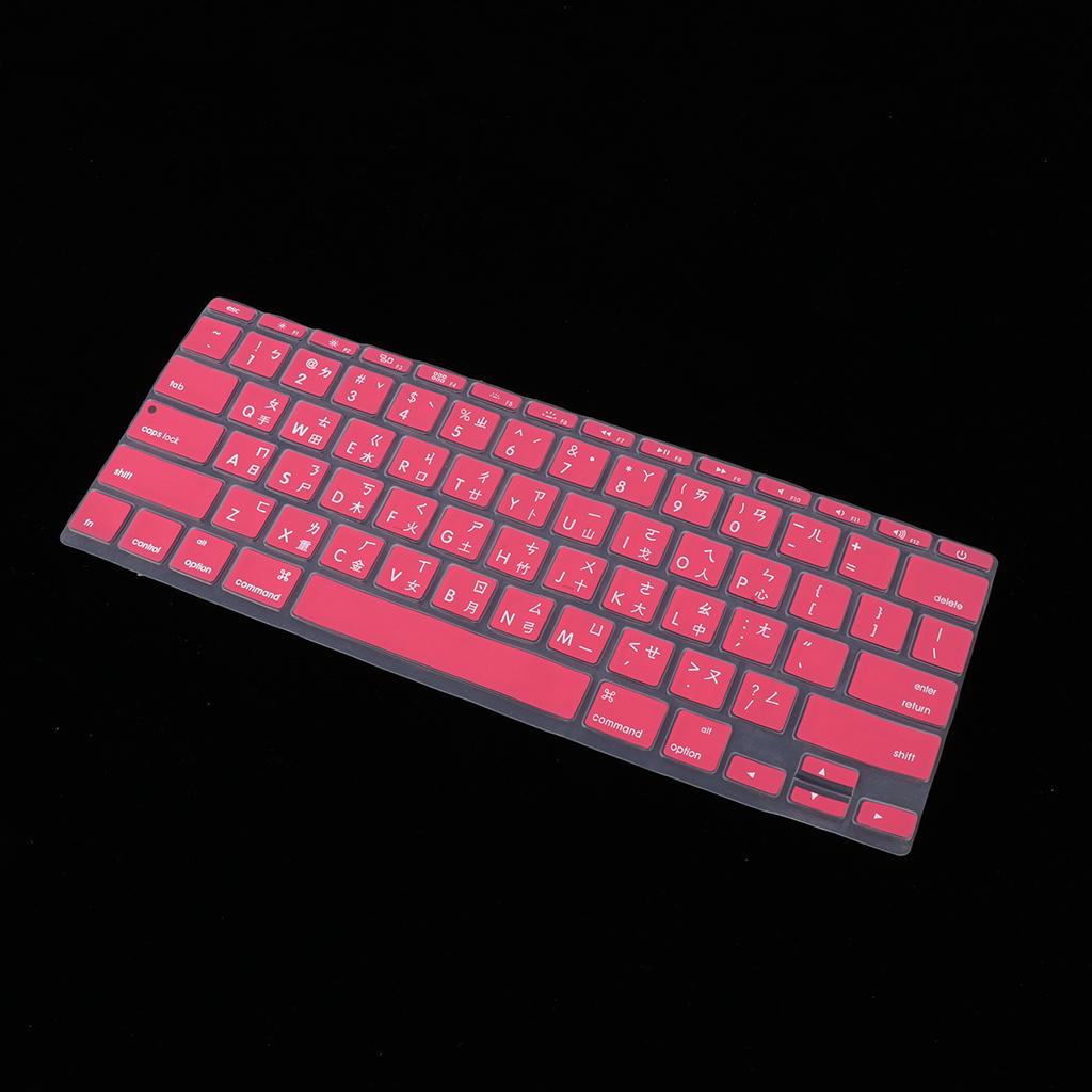 Traditional Taiwanese Phonetic Keyboard Film for US MackBook 11 Pink