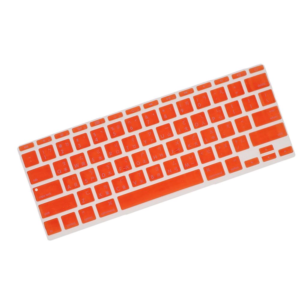 Traditional Taiwanese Phonetic Keyboard Film for US MackBook 11 Orange