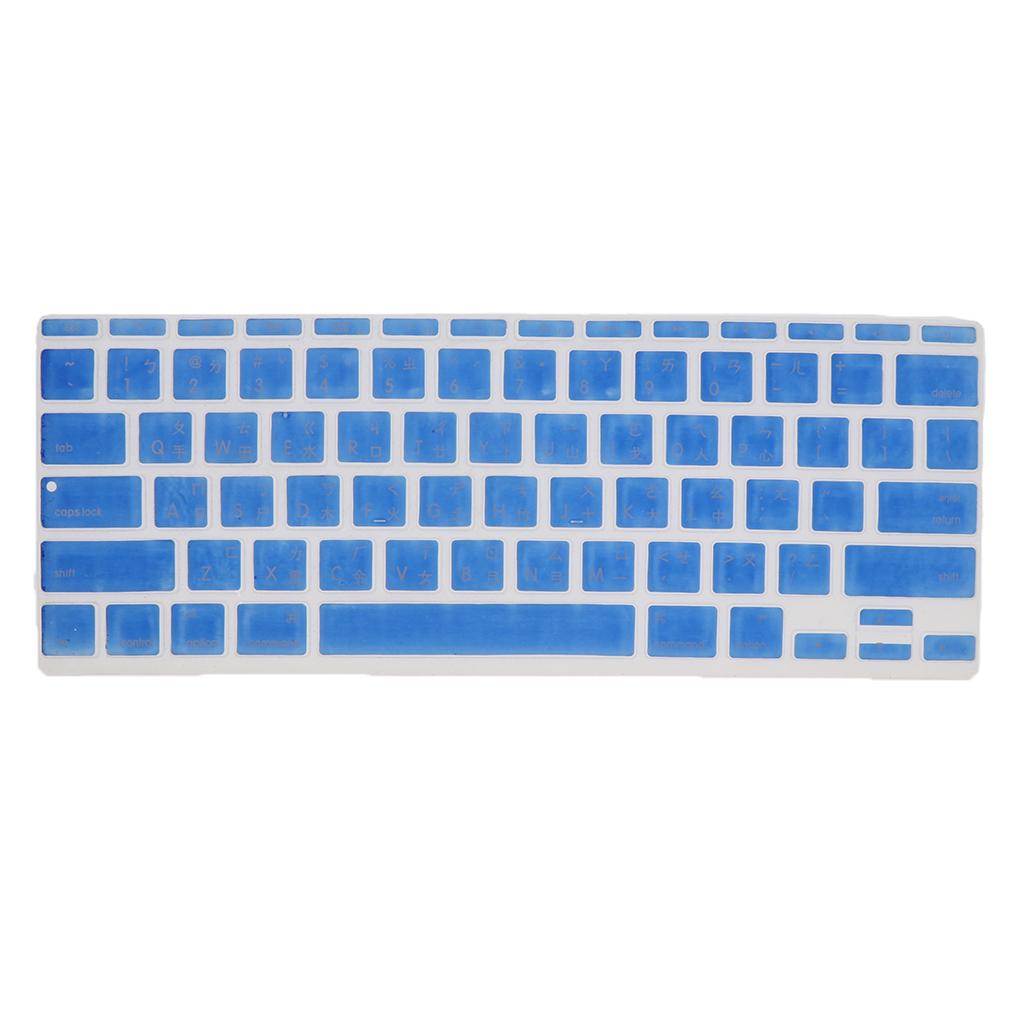 Traditional Taiwanese Phonetic Keyboard Film for US MackBook 11 Blue