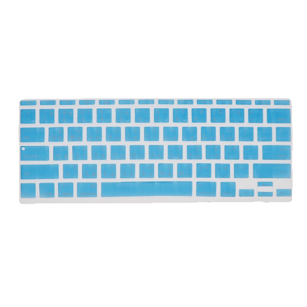 Traditional Taiwanese Phonetic Keyboard Film for US MackBook 11 Peacock Blue