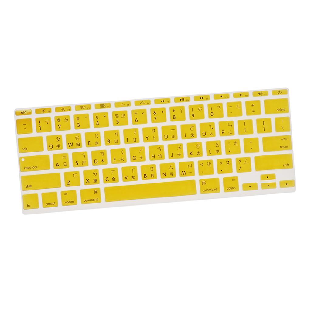 Traditional Taiwanese Phonetic Keyboard Film for US MackBook 11 Yellow