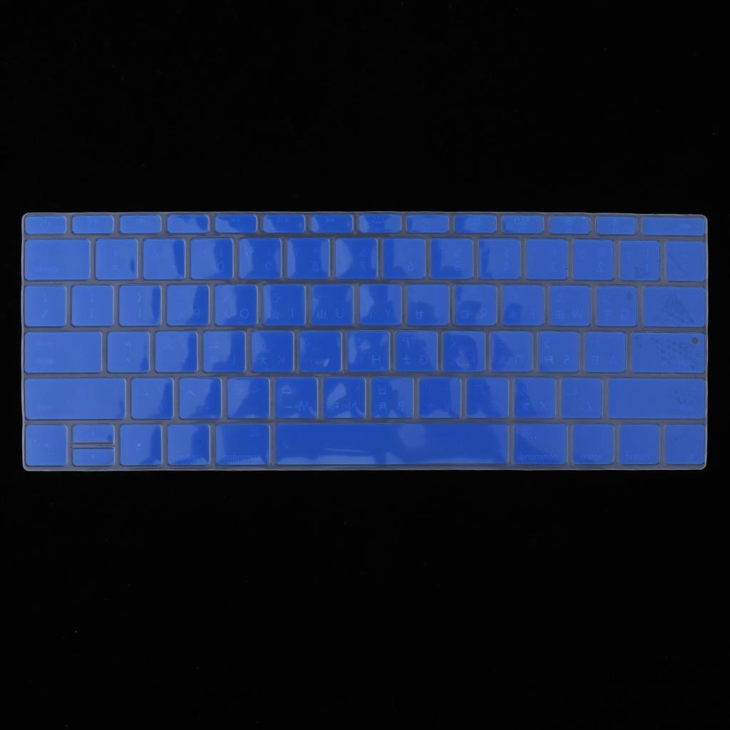 Traditional Chinese Silicone Keyboard Cover Skin for Macbook Dark blue