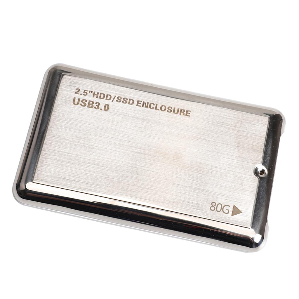 2.5 Inch Desktop/Laptop Micro B HDD SSD with Enclosure 80G