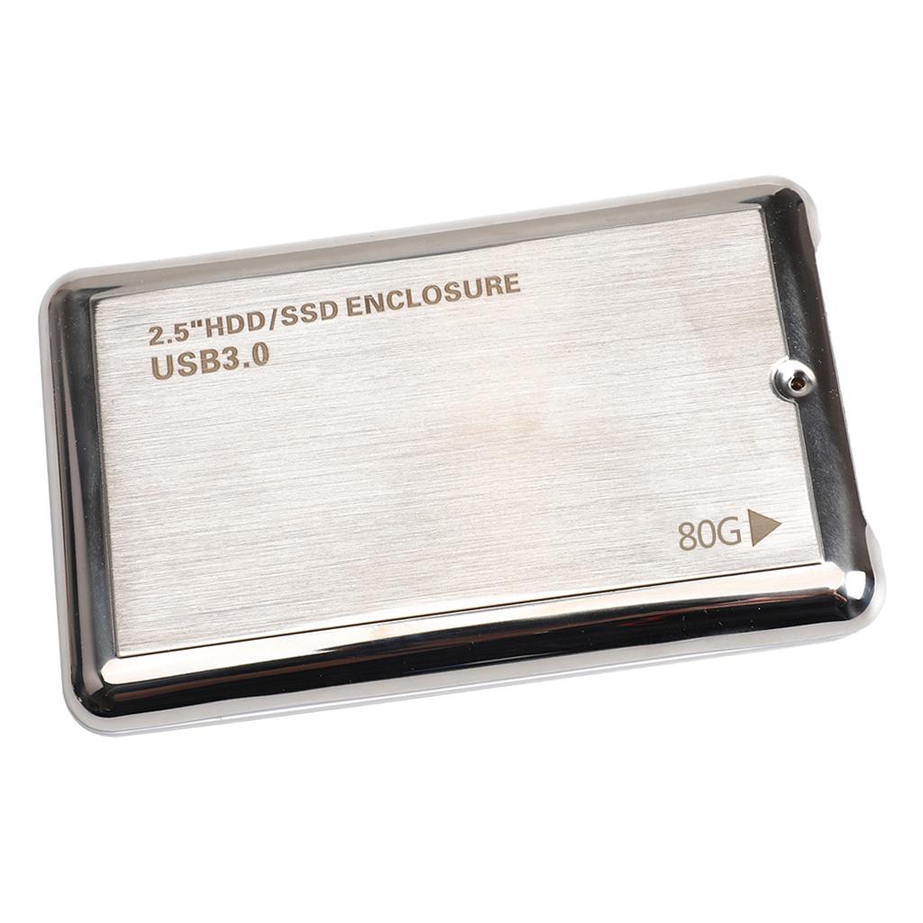 2.5 Inch Desktop/Laptop Micro B HDD SSD with Enclosure 80G
