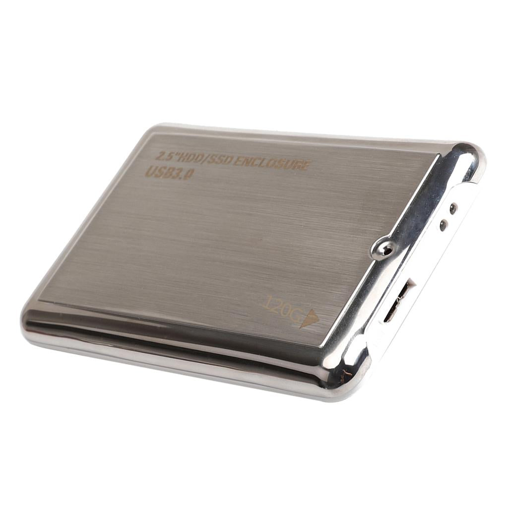 2.5 Inch Desktop/Laptop Micro B HDD SSD with Enclosure 120G