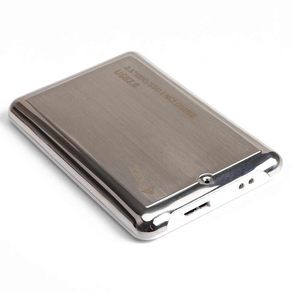 2.5 Inch Desktop/Laptop Micro B HDD SSD with Enclosure 120G
