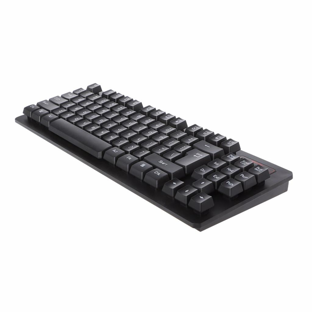 2.4G Wireless Keyboard and Mouse Combination for PC Computer Laptop Black