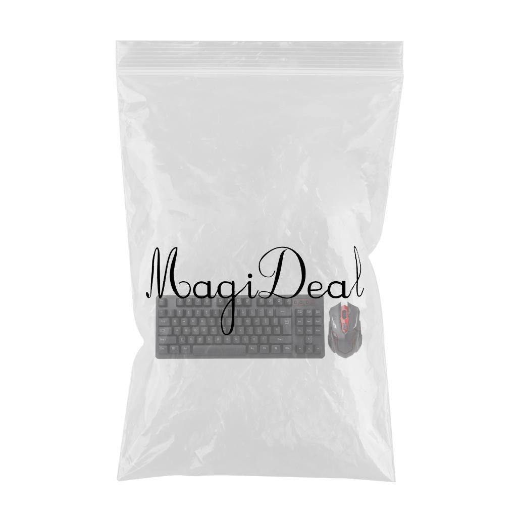 2.4G Wireless Keyboard and Mouse Combination for PC Computer Laptop Black