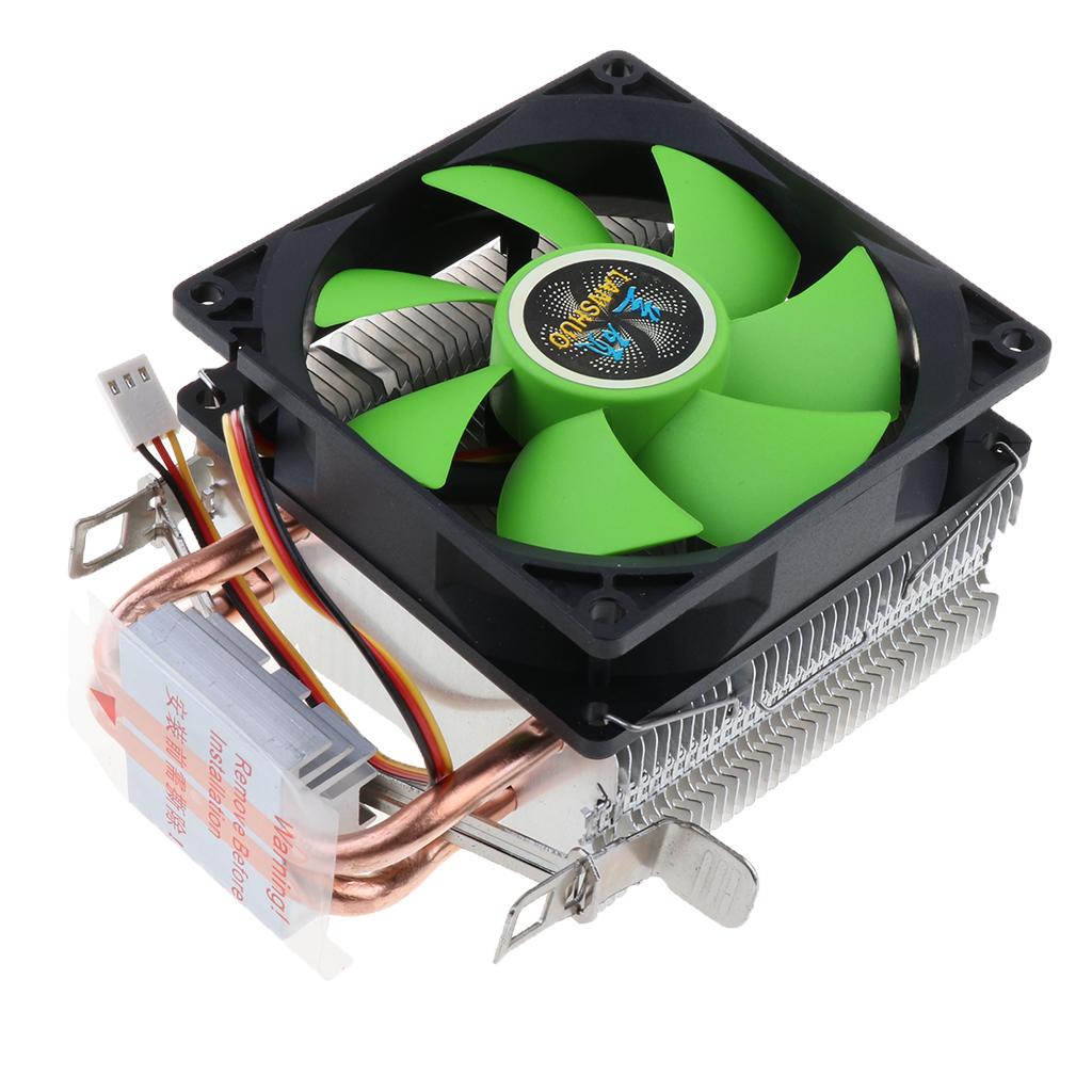 80mm Hydraulic Desktop Computer Cooling Fans CPU Heat Radiator Fan 12V Green