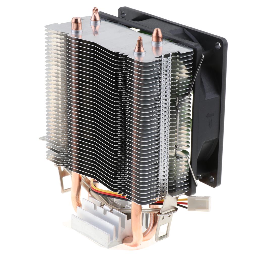 80mm Hydraulic Desktop Computer Cooling Fans CPU Heat Radiator Fan 12V Green