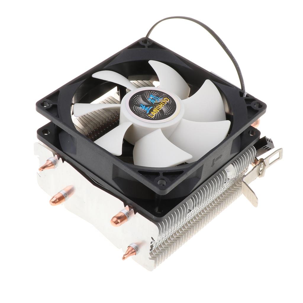 80mm Hydraulic Desktop Computer Cooling Fans CPU Heat Radiator Fan 12V Gray