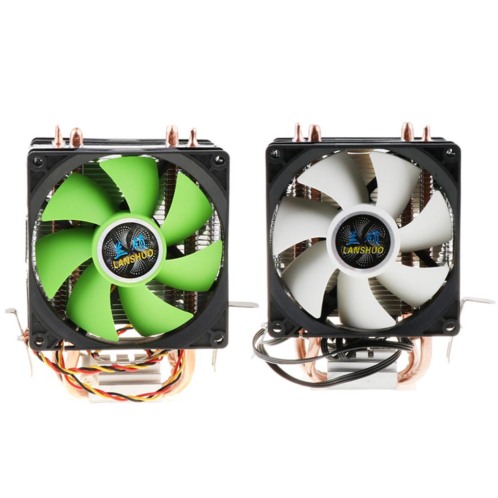 3 Pin Liquid CPU Cooler Cooling Fan Silent Radiator Green