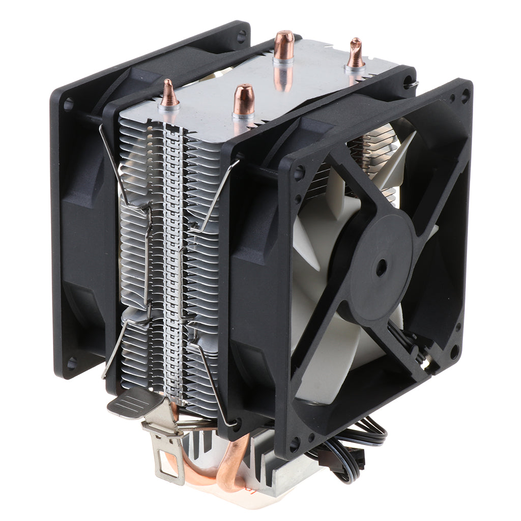 3 Pin Liquid CPU Cooler Cooling Fan Silent Radiator Gray