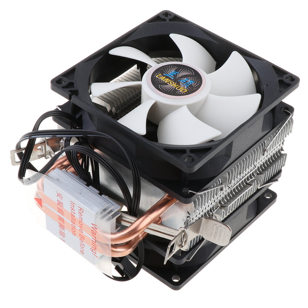 3 Pin Liquid CPU Cooler Cooling Fan Silent Radiator Gray