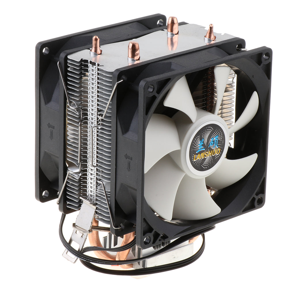 3 Pin Liquid CPU Cooler Cooling Fan Silent Radiator Gray