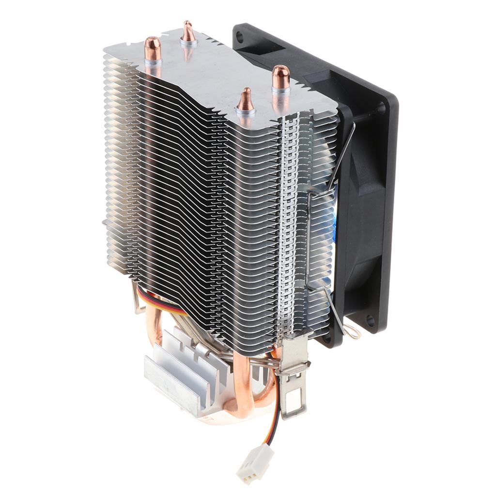 CPU Cooler Single Fan for PC 12VDC with 3Pin Cable Blue