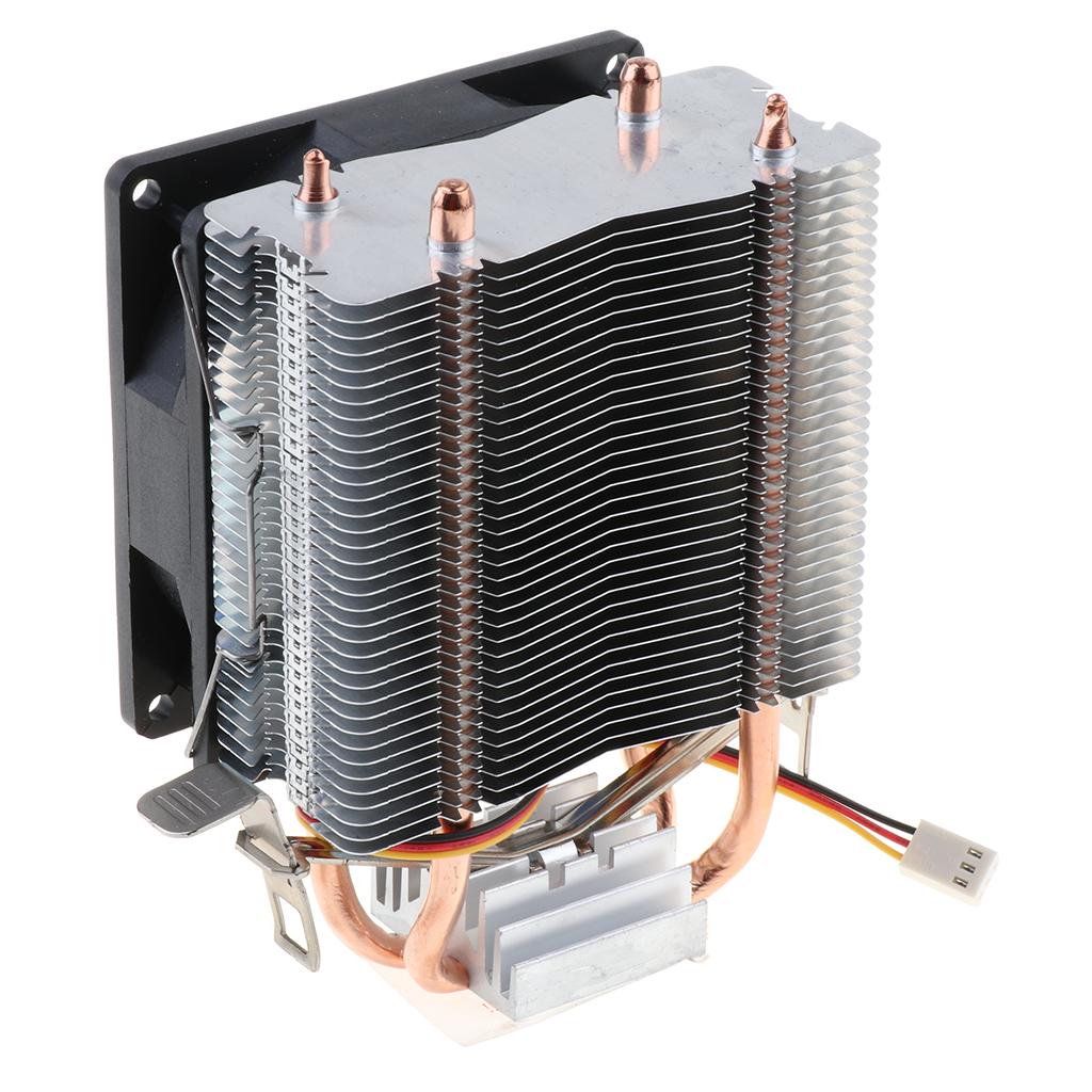 CPU Cooler Single Fan for PC 12VDC with 3Pin Cable Blue