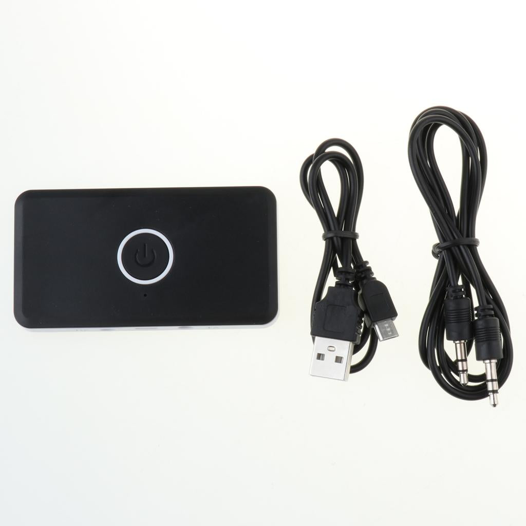 2 in 1 Bluetooth Audio Adapter Transmitter/Receiver with Micro USB Black