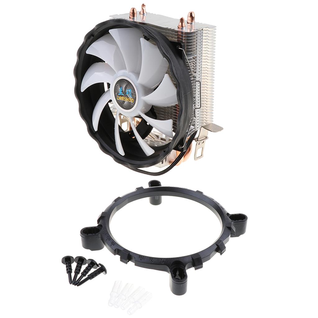 120mm Quiet Computer CPU Cooling Fan 3Pins Wire LED CPU Cooler 1