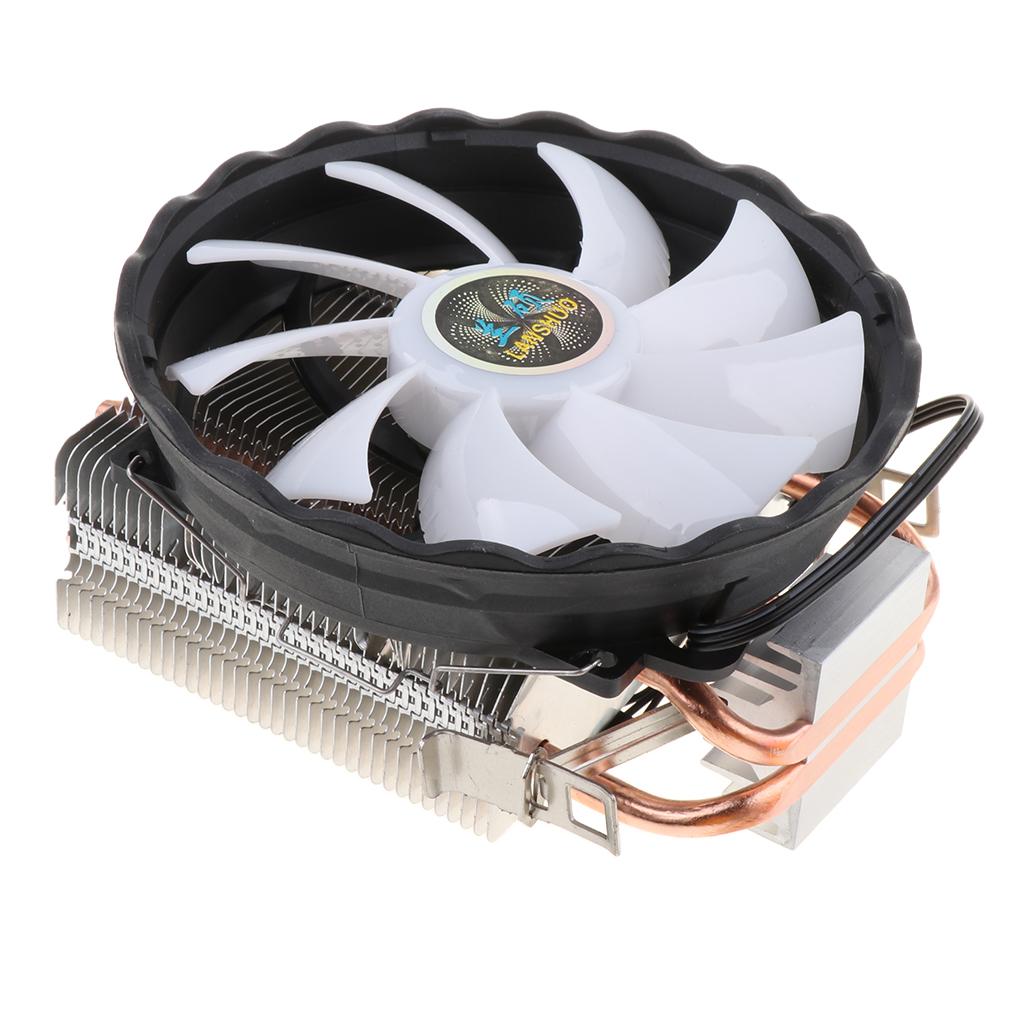 120mm Quiet Computer CPU Cooling Fan 3Pins Wire LED CPU Cooler 1