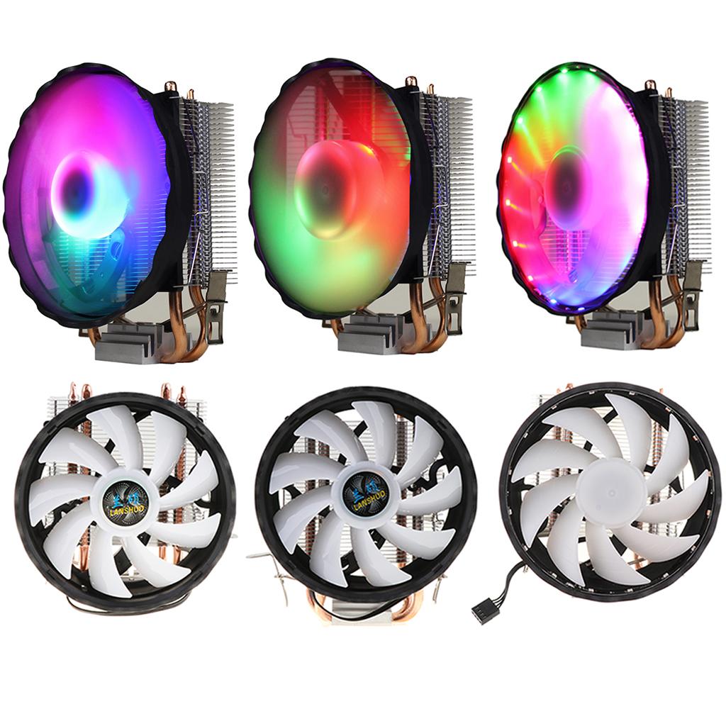 120mm Quiet Computer CPU Cooling Fan 3Pins Wire LED CPU Cooler 1