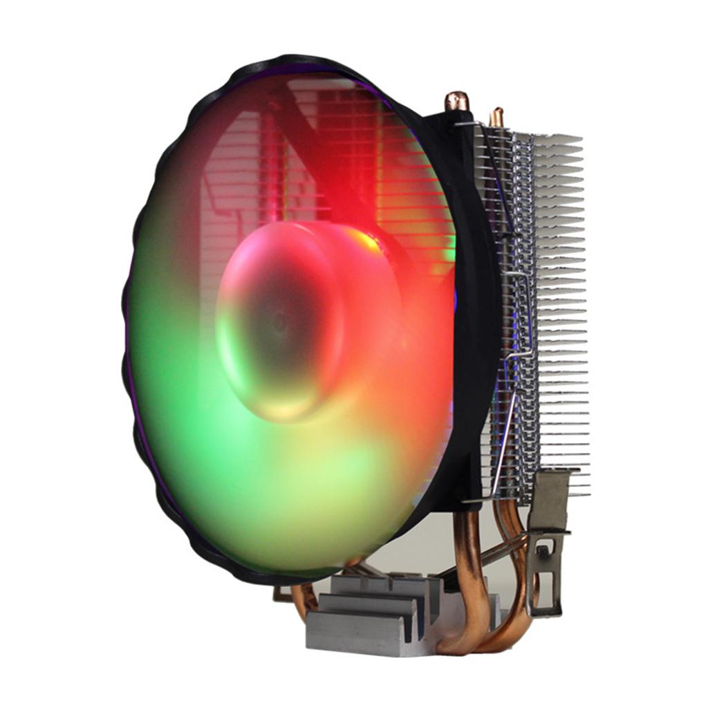 120mm Quiet Computer CPU Cooling Fan 3Pins Wire LED CPU Cooler 2