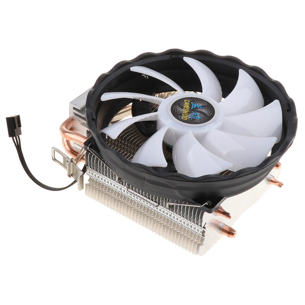 120mm Quiet Computer CPU Cooling Fan 3Pins Wire LED CPU Cooler 2
