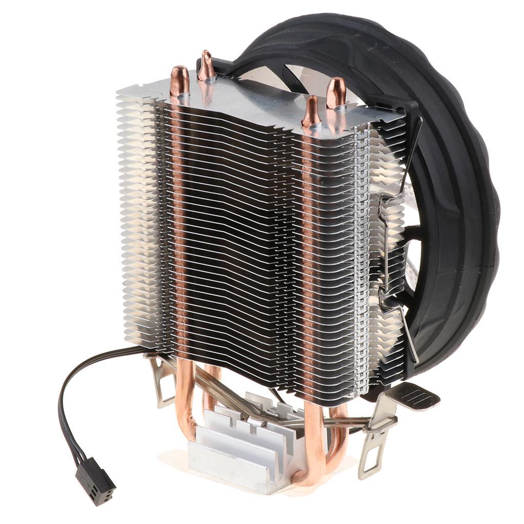 120mm Quiet Computer CPU Cooling Fan 3Pins Wire LED CPU Cooler 2