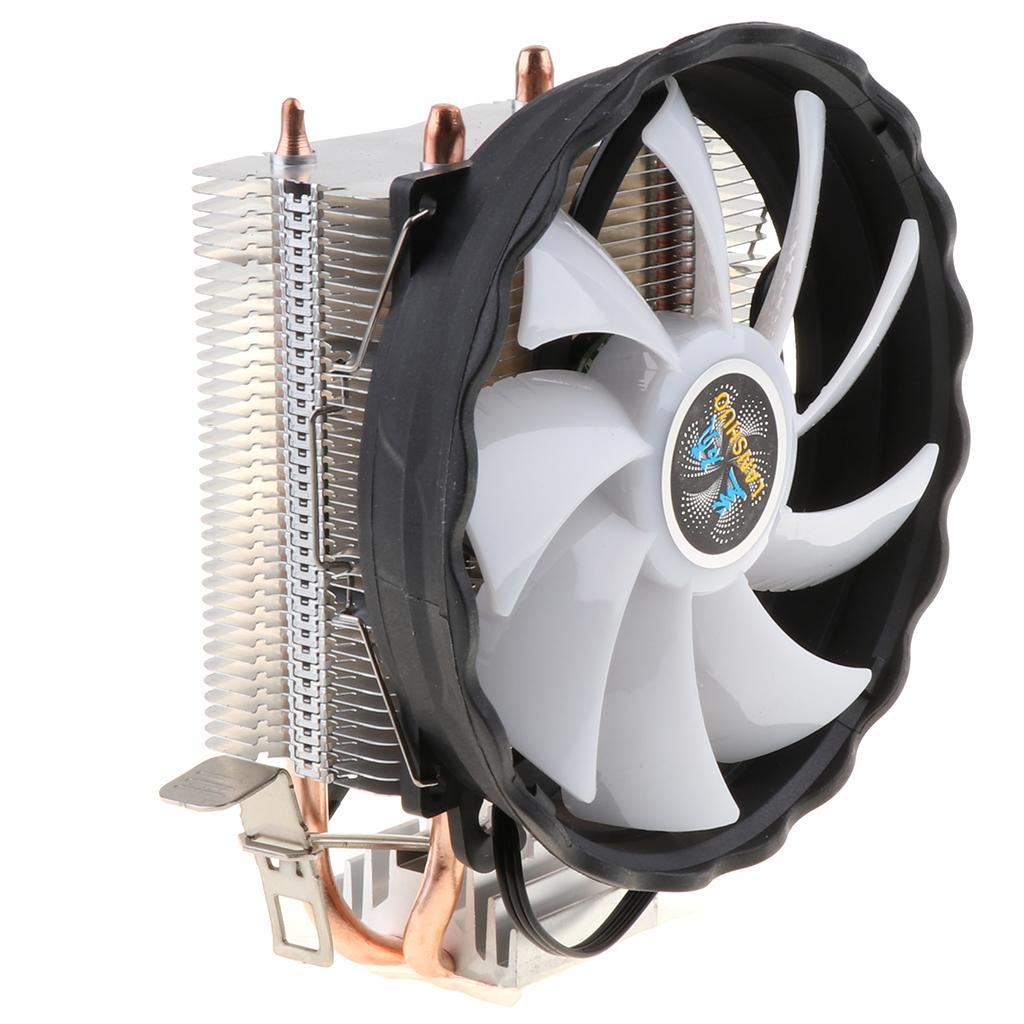 120mm Quiet Computer CPU Cooling Fan 3Pins Wire LED CPU Cooler 2