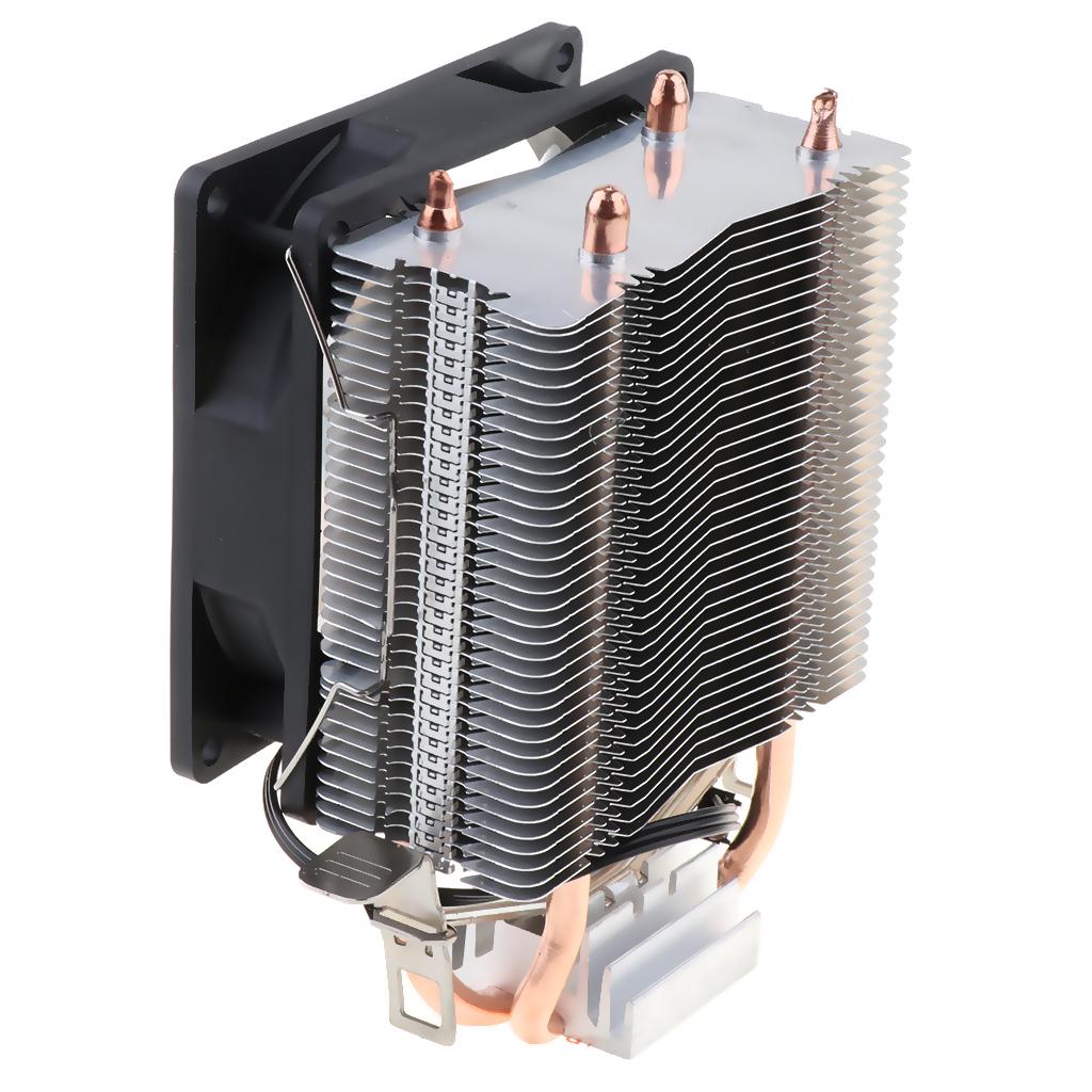 90mm Quiet Computer CPU Cooling Fan 3Pins Wire LED CPU Cooler 1