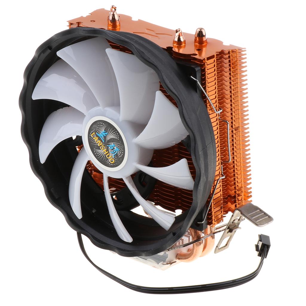 120mm Quiet Computer CPU Cooling Fan 3 Pin Wire LED CPU Cooler 5 Color