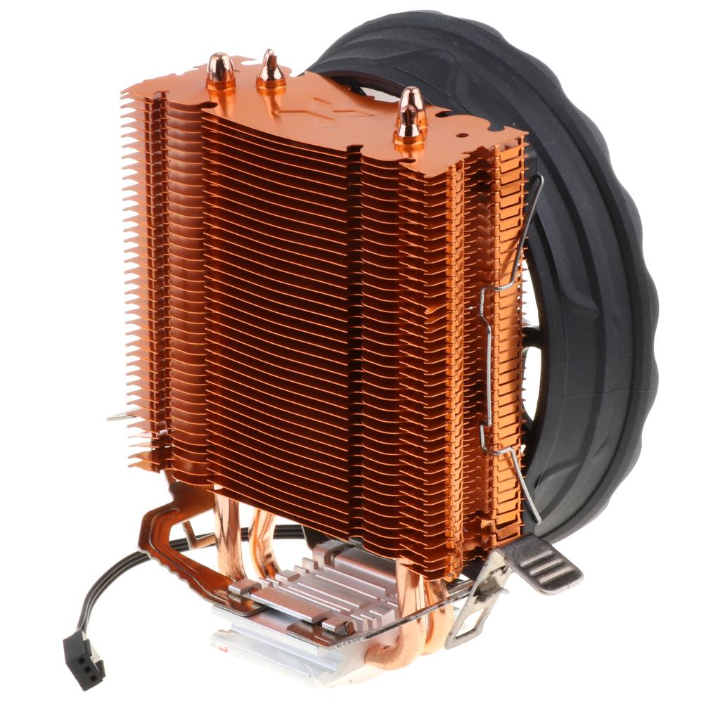 120mm Quiet Computer CPU Cooling Fan 3 Pin Wire LED CPU Cooler 5 Color