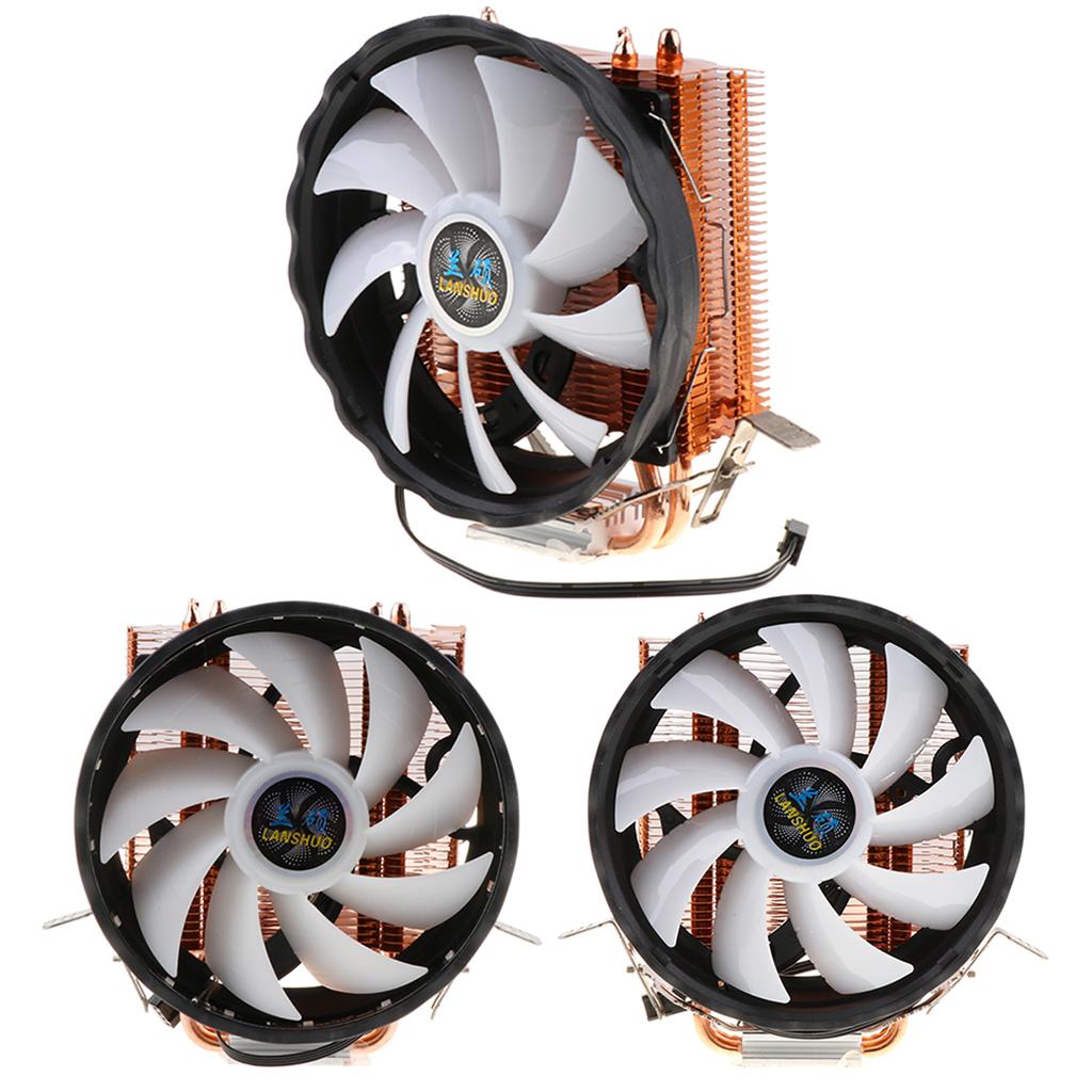 120mm Quiet Computer CPU Cooling Fan 3 Pin Wire LED CPU Cooler 5 Color