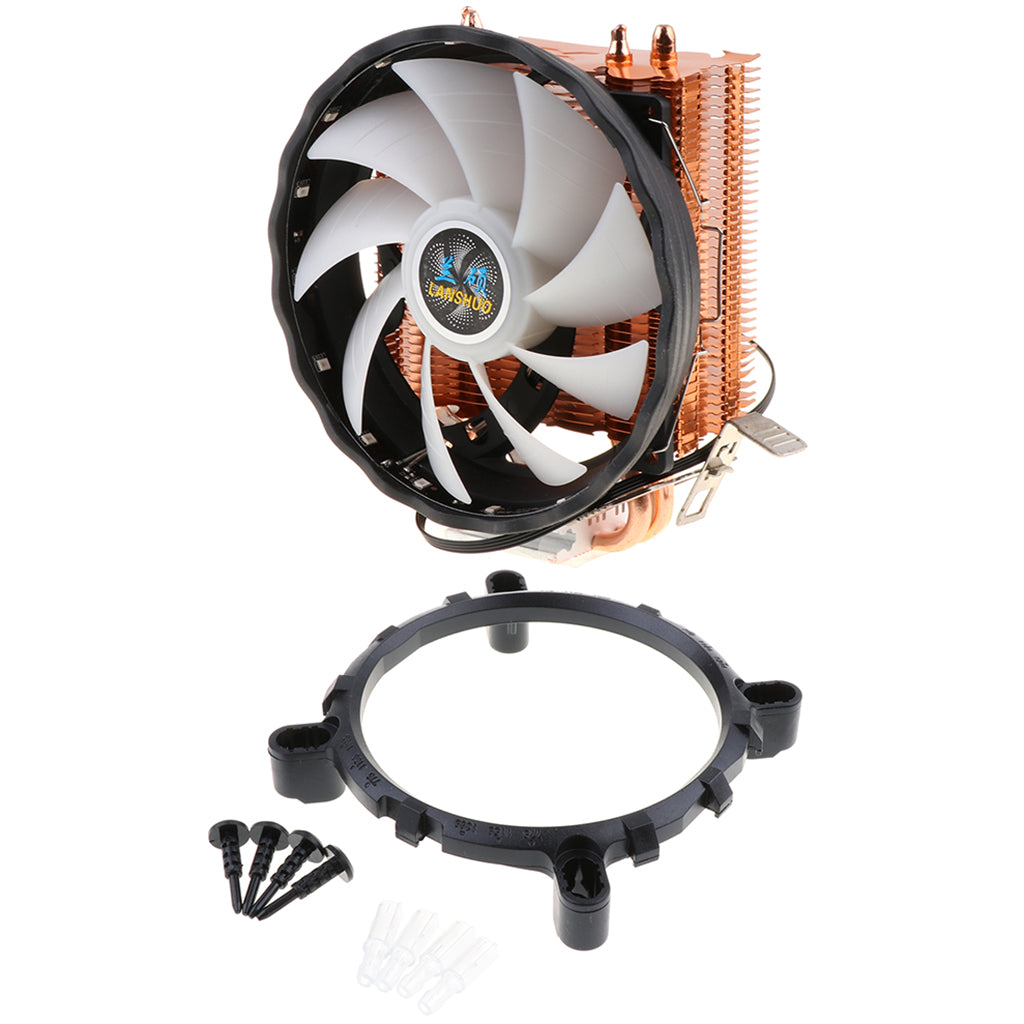 120mm Quiet Computer CPU Cooling Fan 3 Pin Wire LED CPU Cooler Colorful