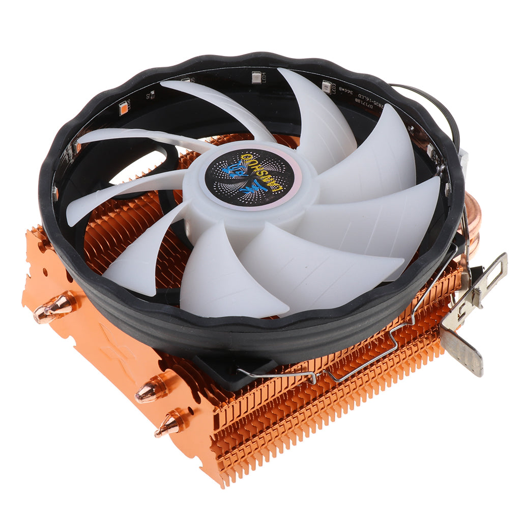 120mm Quiet Computer CPU Cooling Fan 3 Pin Wire LED CPU Cooler Colorful