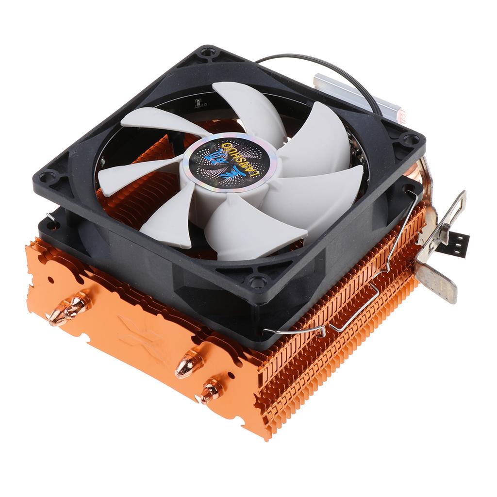 90mm Quiet Computer CPU Cooling Fan 3 Pin Wire LED CPU Cooler Colorful