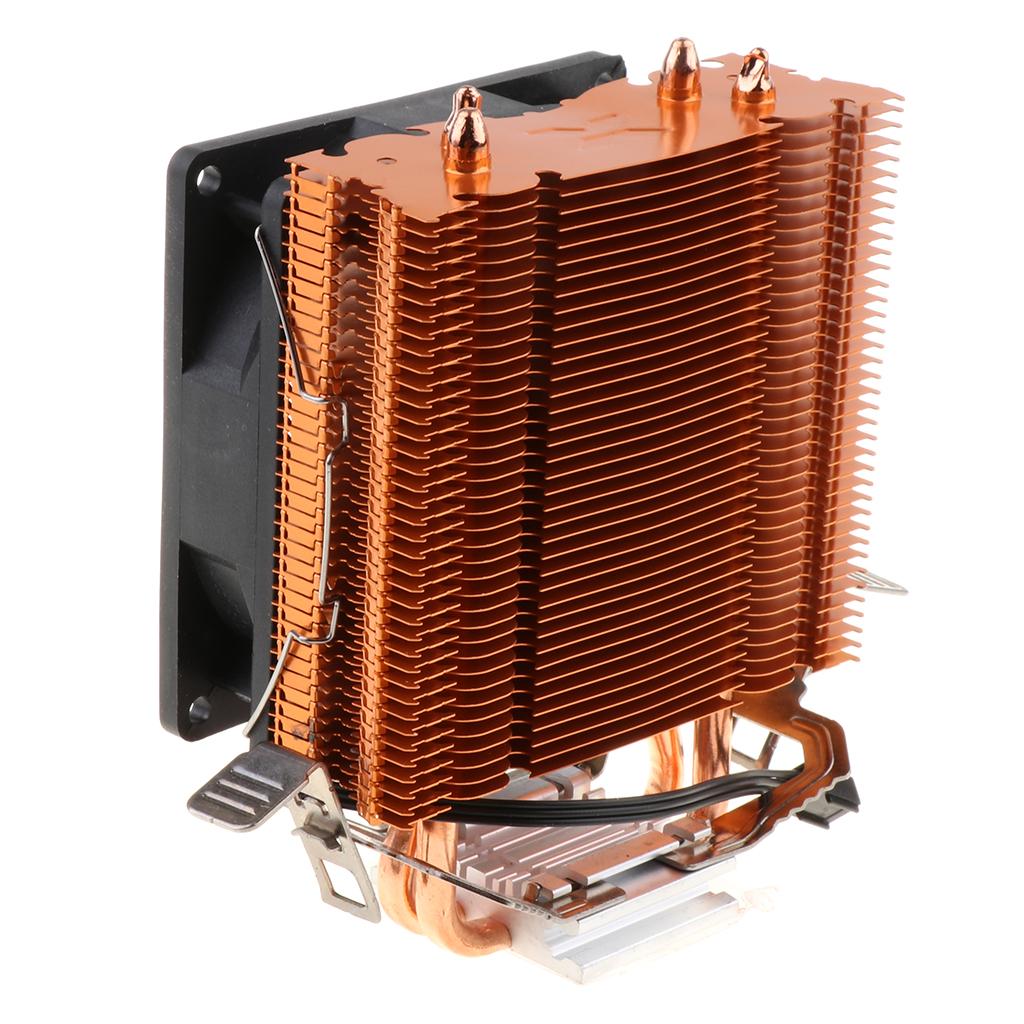 90mm Quiet Computer CPU Cooling Fan 3 Pin Wire LED CPU Cooler Colorful