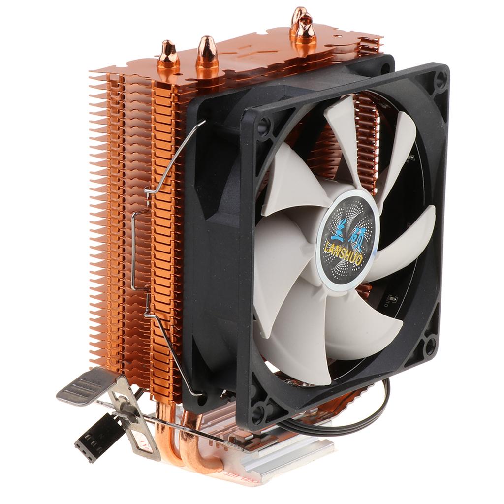 90mm Quiet Computer CPU Cooling Fan 3 Pin Wire LED CPU Cooler Colorful